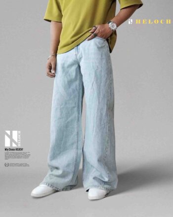 Baggy Denim Jeans – Light Blue