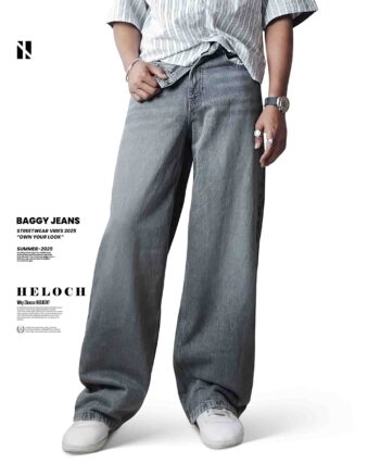 Vintage Baggy Denim Jeans – 90’s Style – Trendy Baggy Fit | Made in Bangladesh