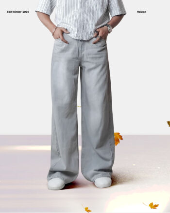 Baggy Jeans | Light Ash | Premium 100% Cotton Denim