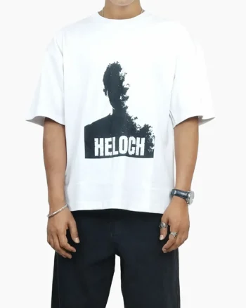 Distressed face | White tees