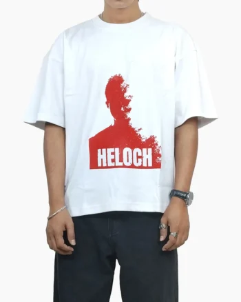 Distressed face | Drop Shoulder T-Shirt