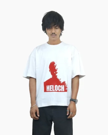 Distressed face | Drop Shoulder T-Shirt