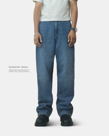 Carpenter Straight Fit Denim | Blue Jeans