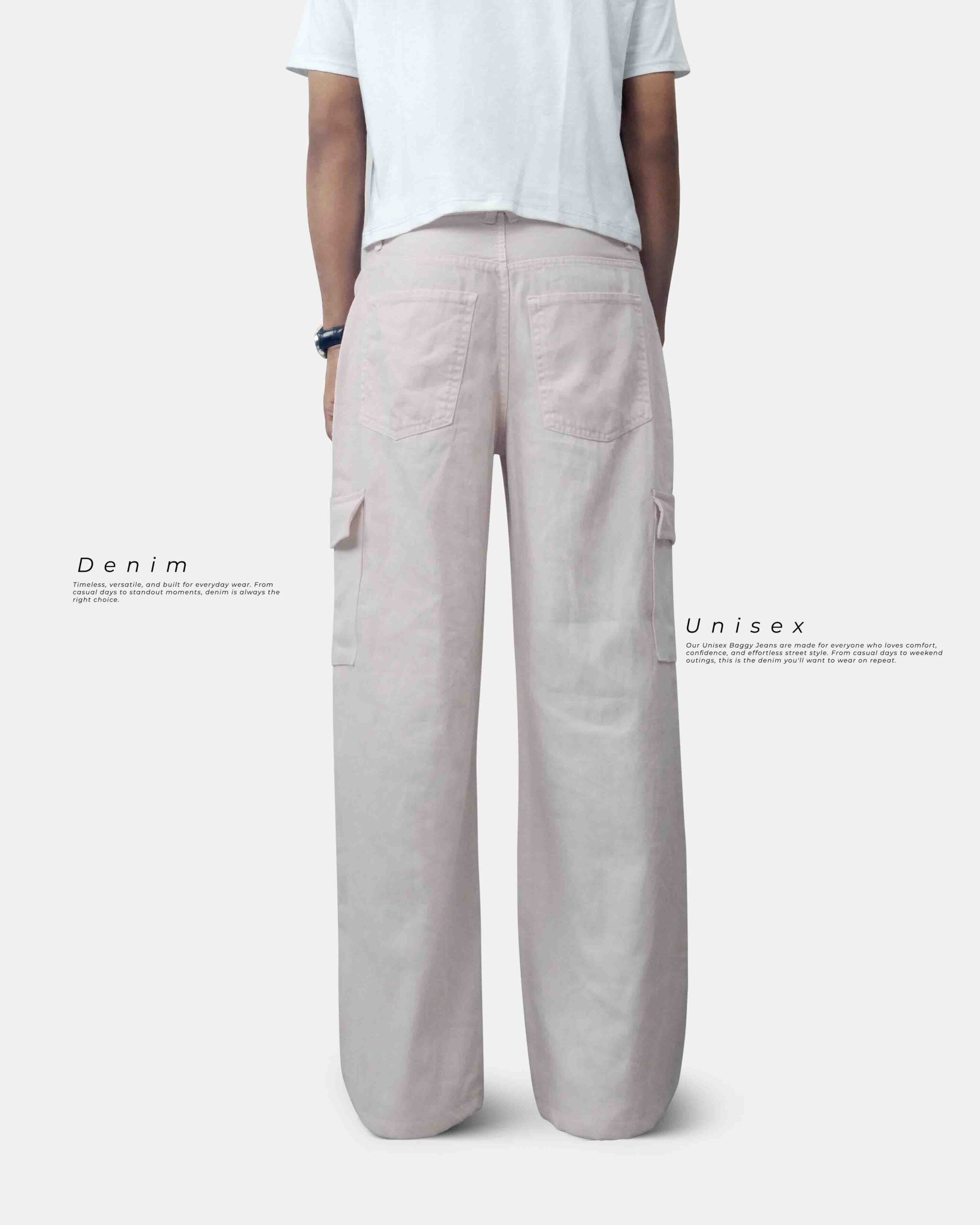 light pink color baggy unisex 3