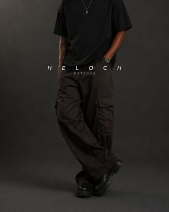 Unisex Cargo | Baggy Fit | Dark Chocolate
